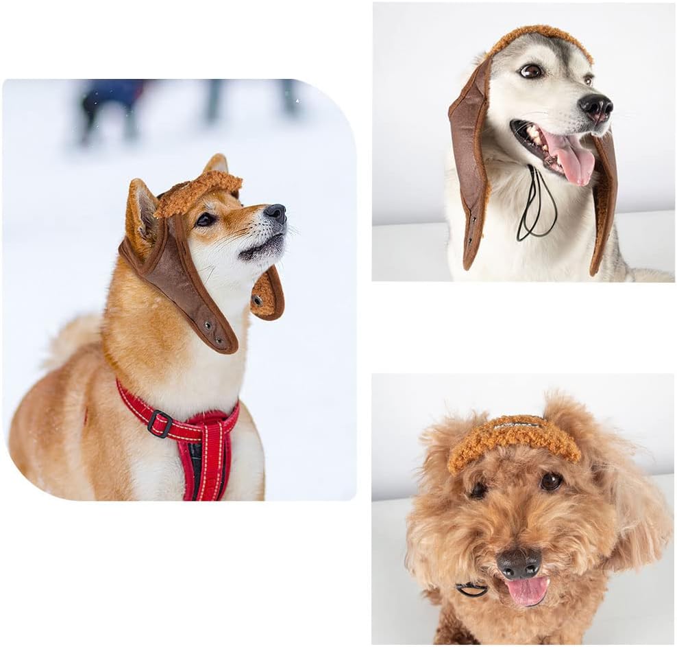 ძაღლის თბილი ქუდი Aviator Hat