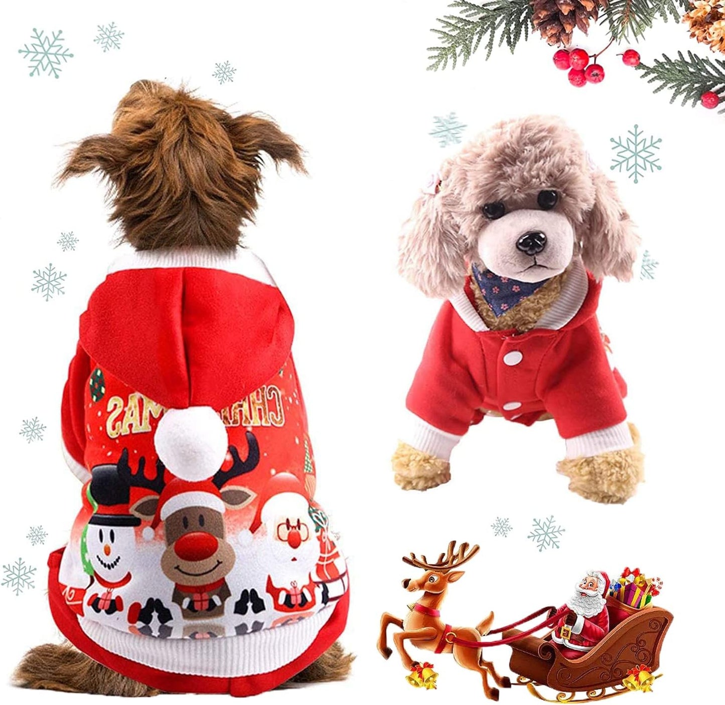 ძაღლის კომბინიზონი საახალწლო