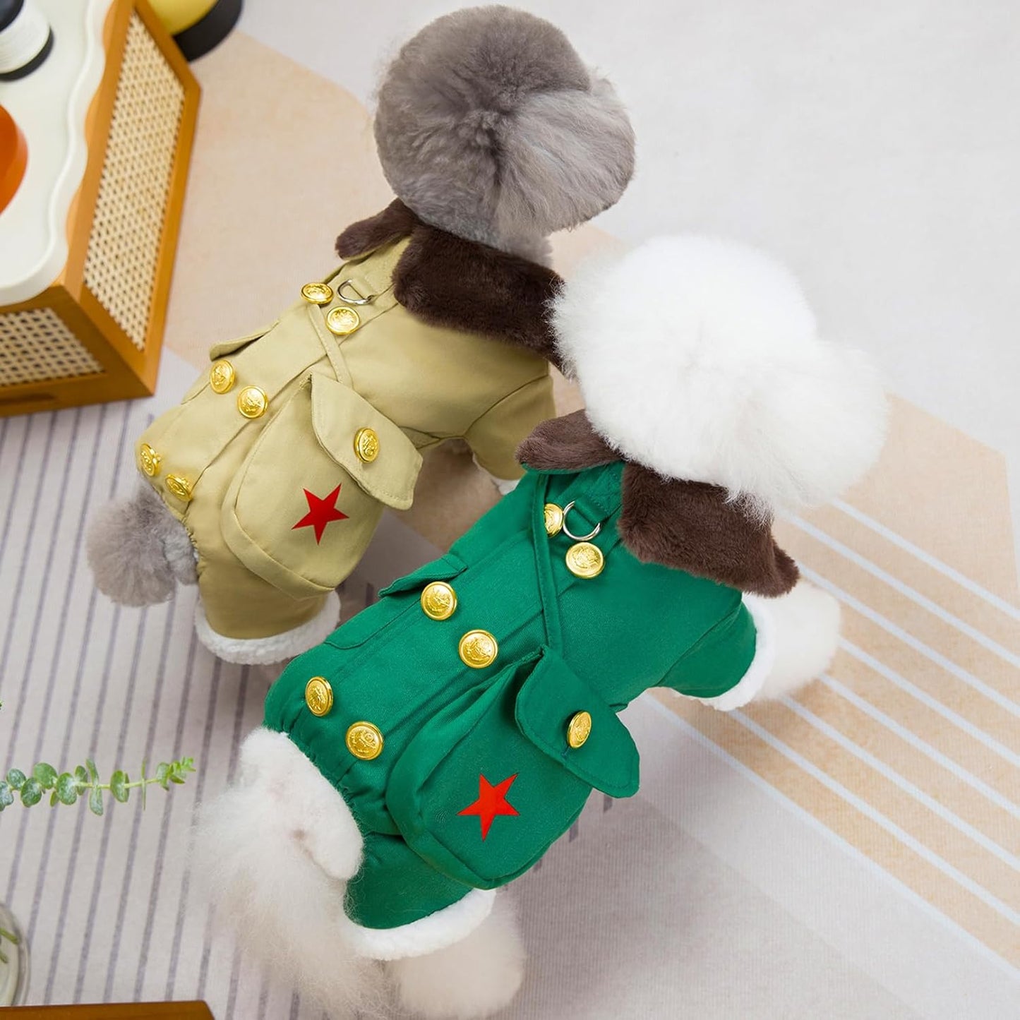 ქურთუკი კომბინიზონი ჩანთით