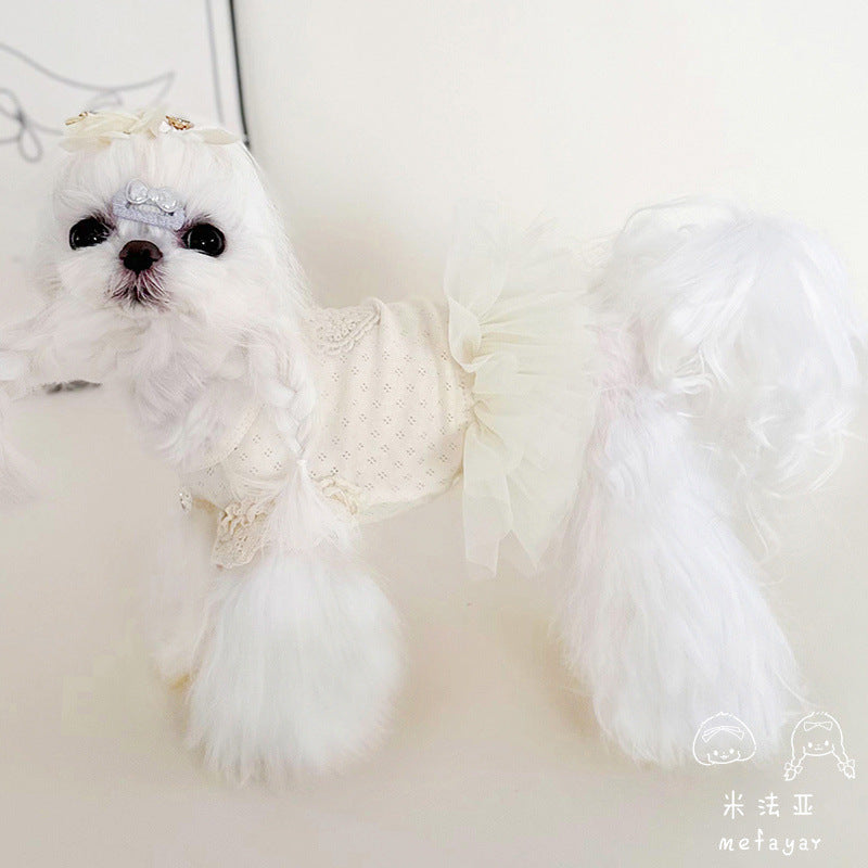 თეთრი საზაფხულო კაბა