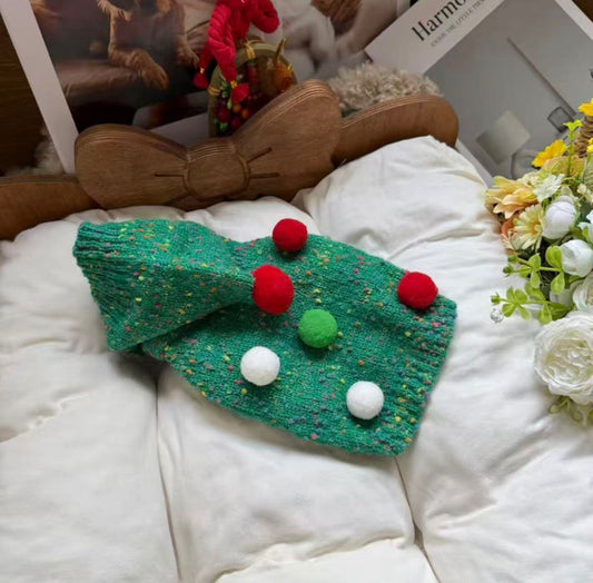 ძაღლის/კატის საახალწლო ჟაკეტი ჰუდი