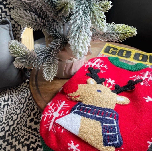 ძაღლის/კატის საახალწლო თბილი სვიტერი