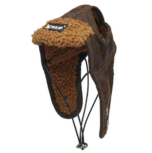 ძაღლის თბილი ქუდი Aviator Hat