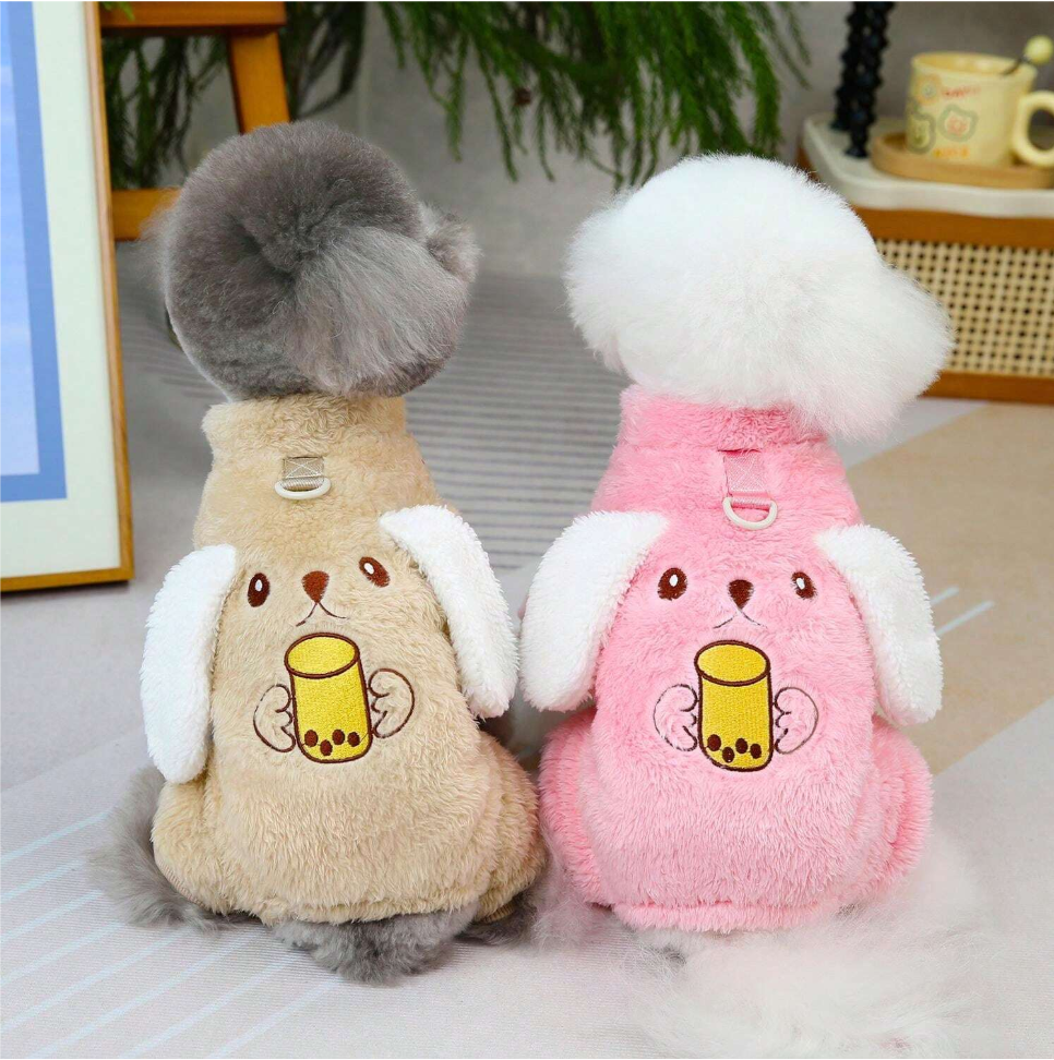 თბილი კომბინიზონი ყურებით