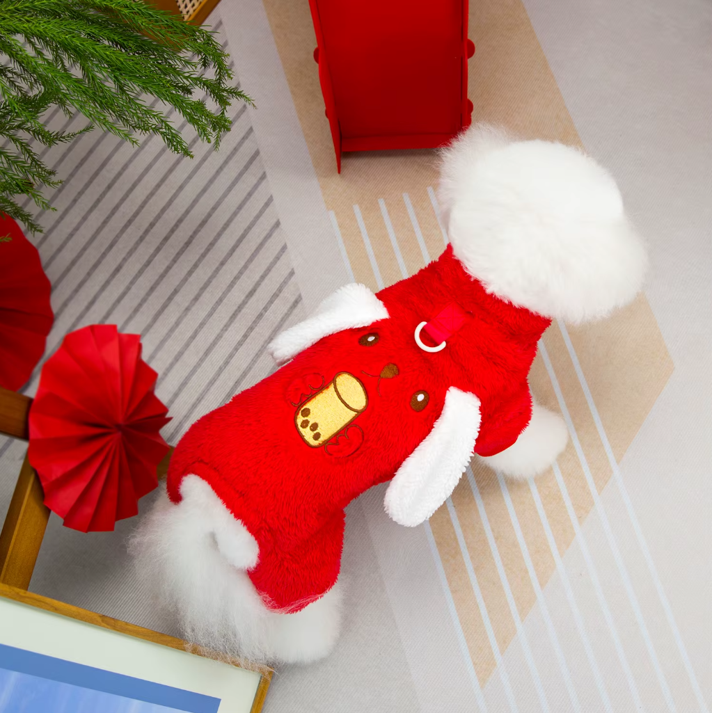 თბილი კომბინიზონი ყურებით