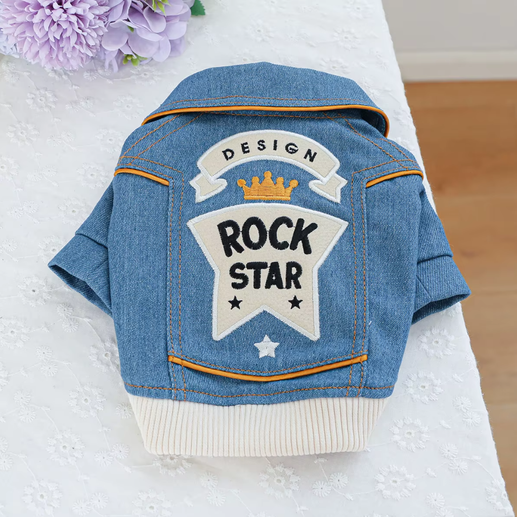 ჯინსის ჟილეტი  Rock Star