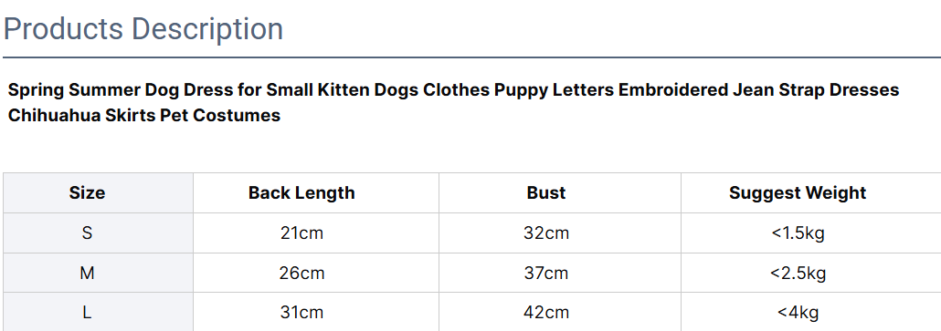 ჯინსის კაბა