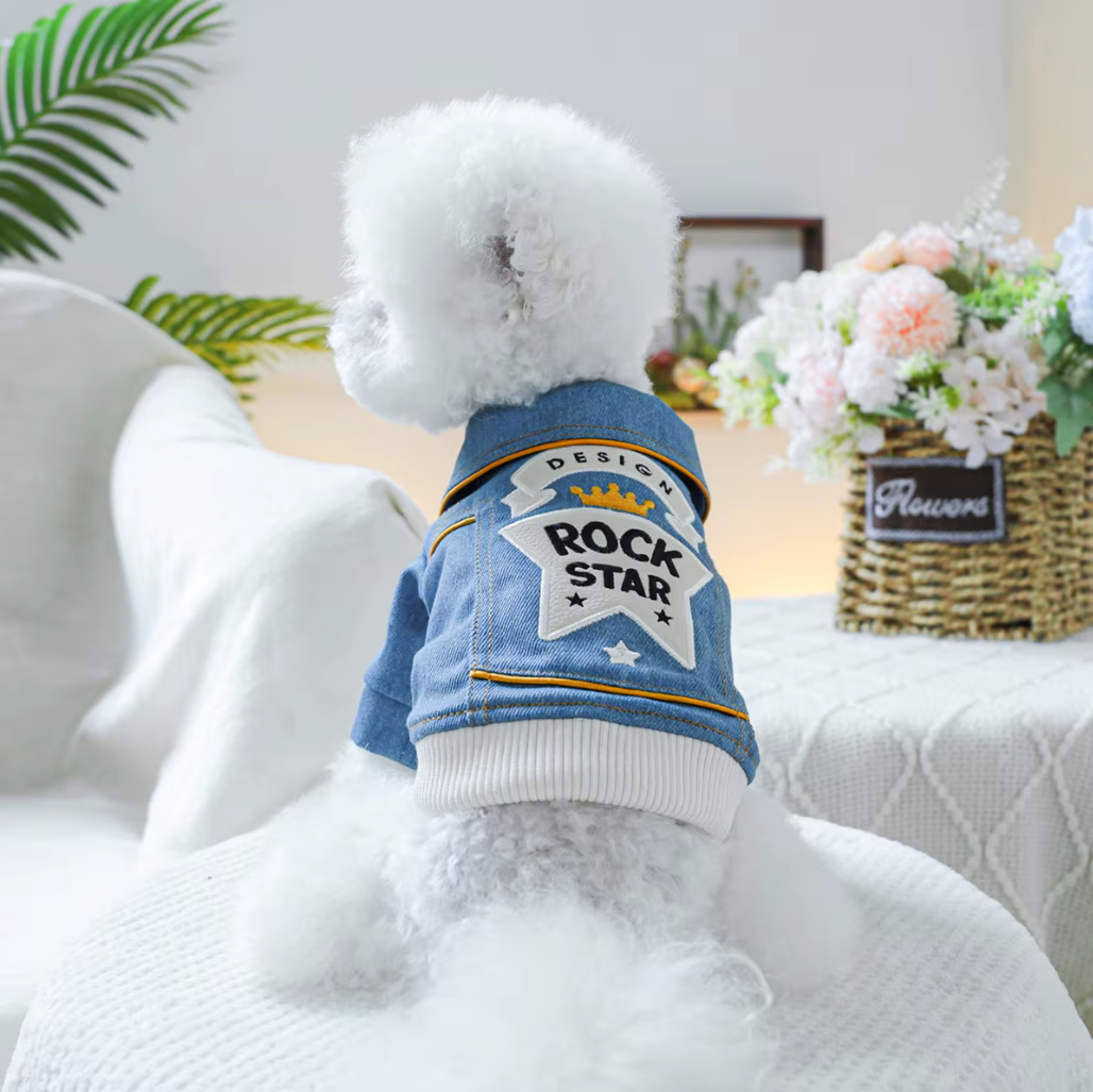 ჯინსის ჟილეტი  Rock Star