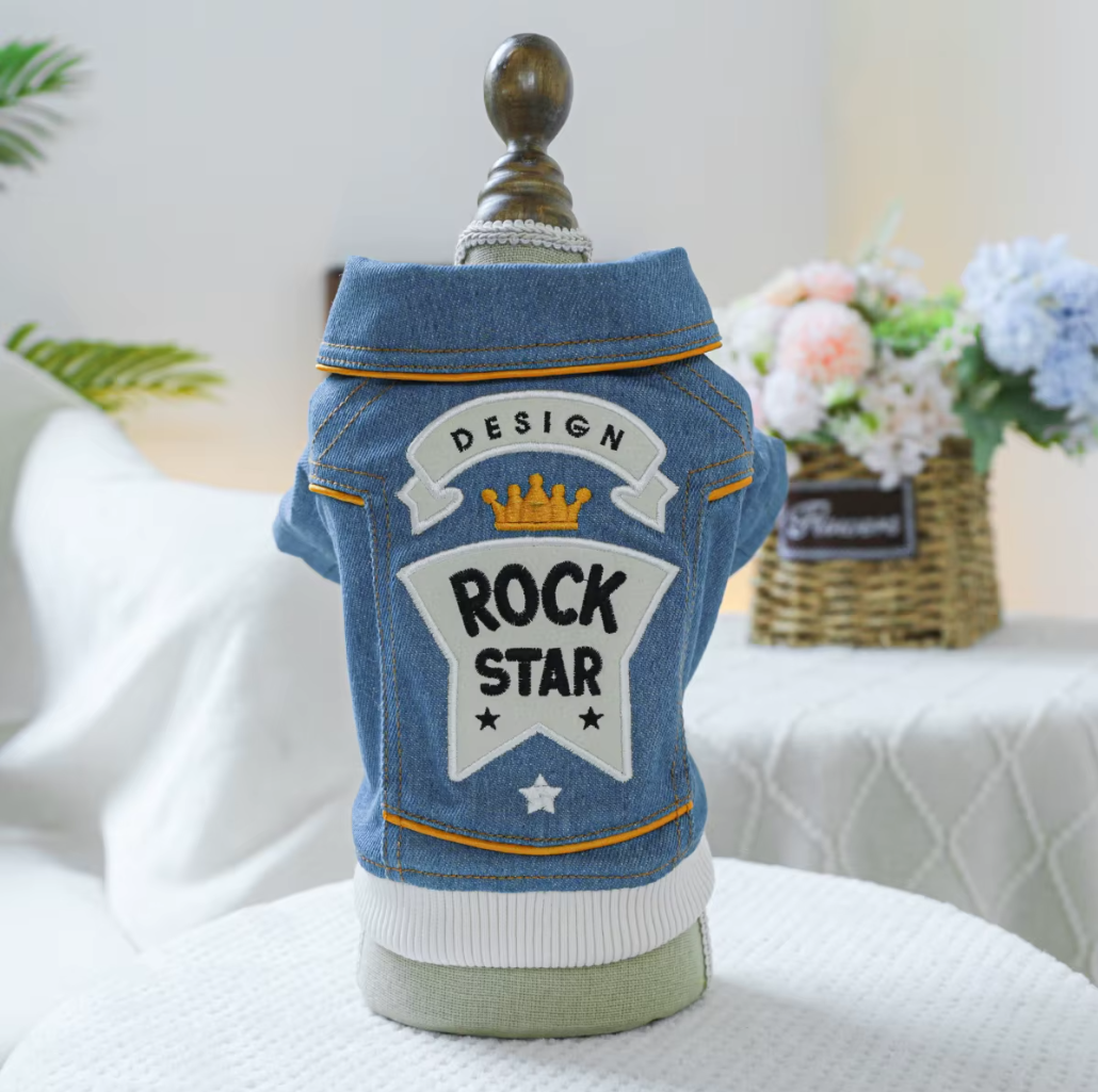 ჯინსის ჟილეტი  Rock Star