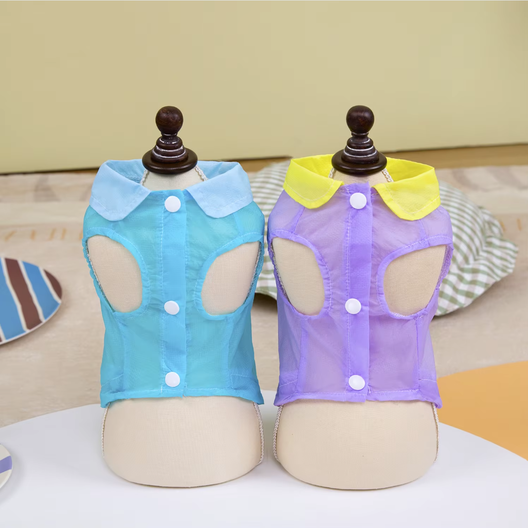 თხელი მსუბუქი ჟილეტი   (სპეციალურად მზის სხივებისგან დამცავი მატერია)