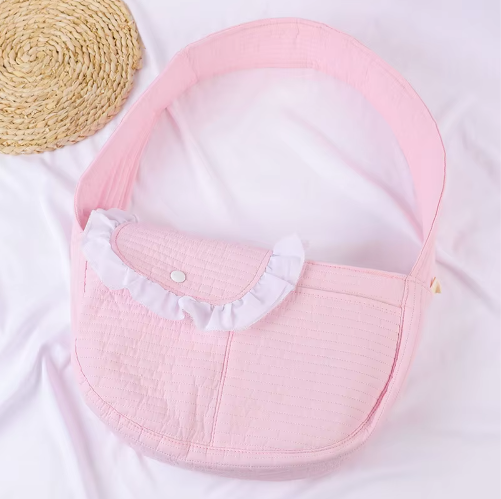 ძაღლის/კატის გადასაყვანი ნაჭრის ჩანთა