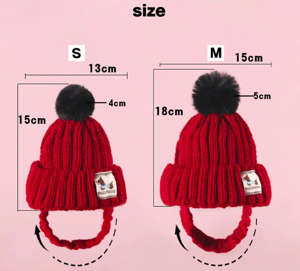 ნაქსოვი ქუდი Happy Doog